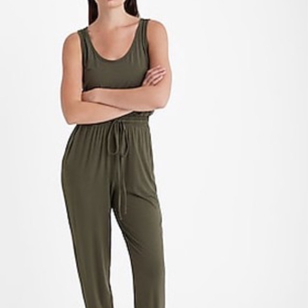 Olive Green Women's Jumpsuit